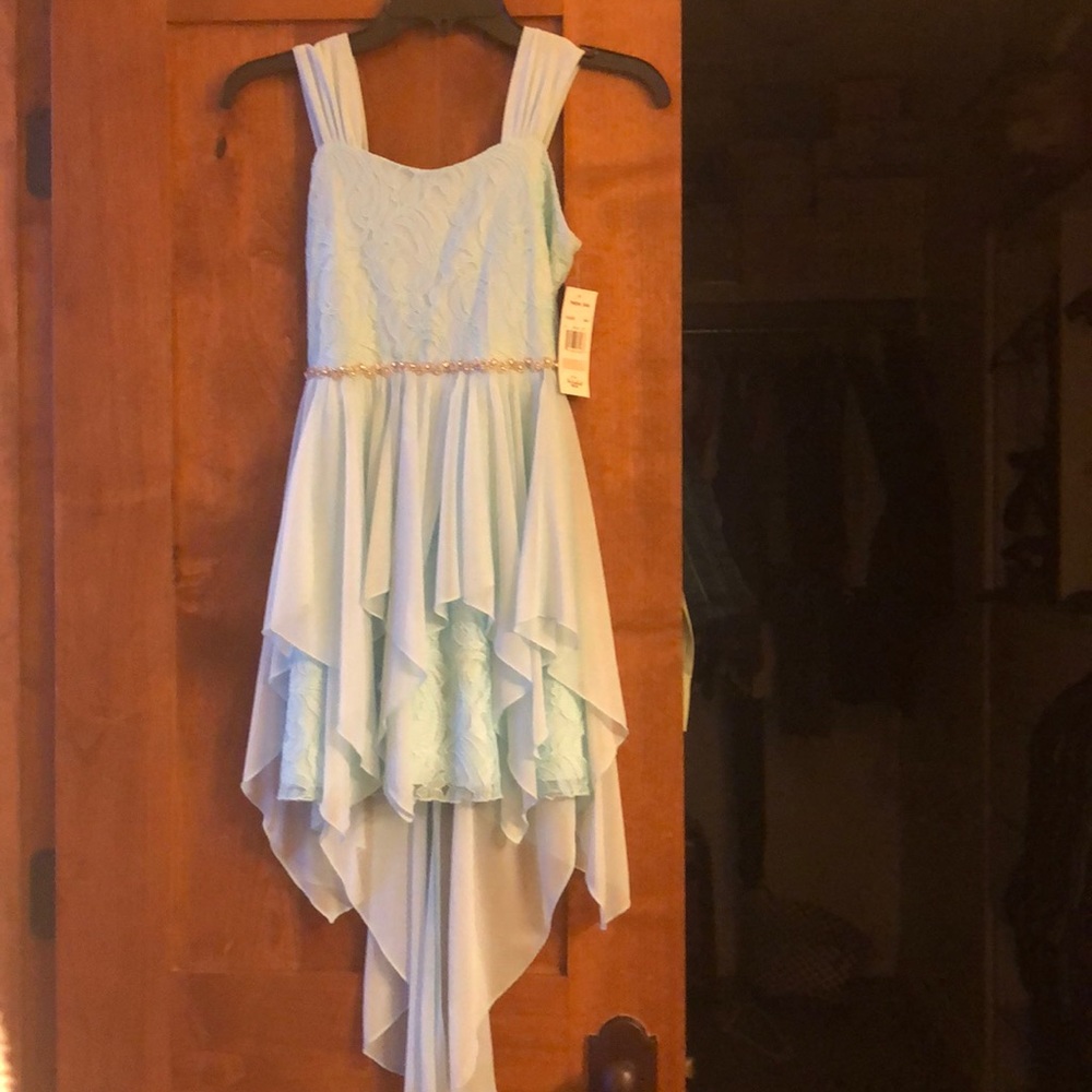 Girls Mint Party Dress